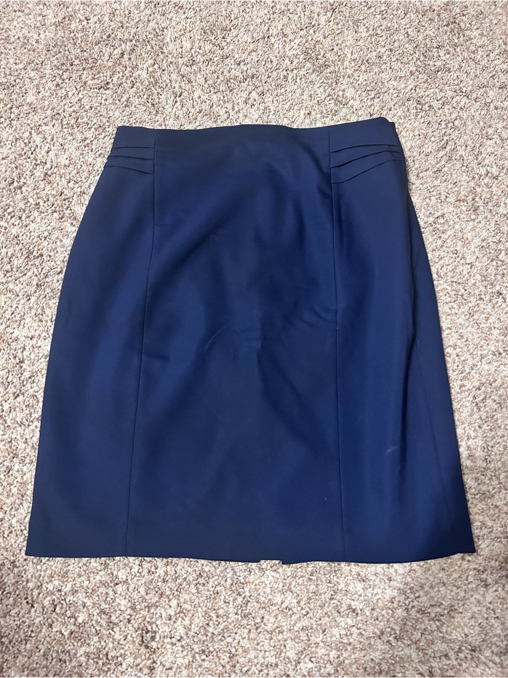 Express Navy Pencil Skirt - Tailored Office Staple